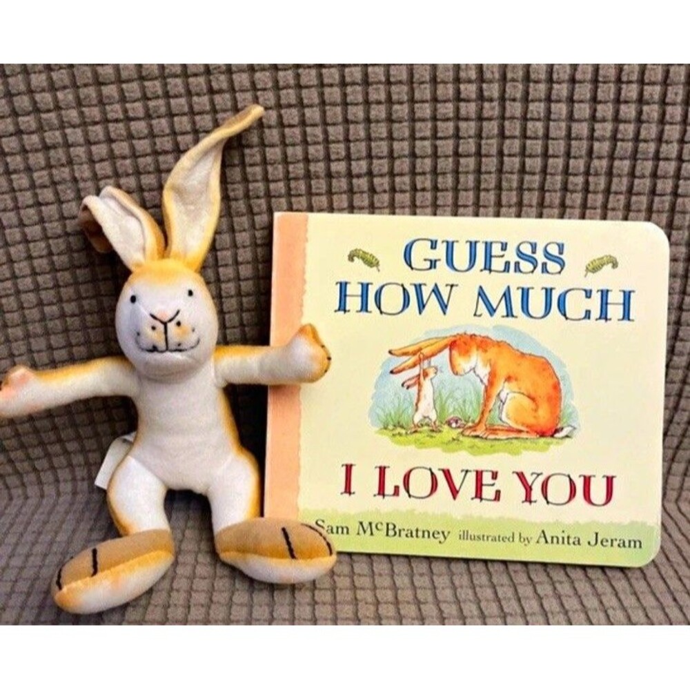 Guess How Much I Love You Board Book and Plush Rabbit